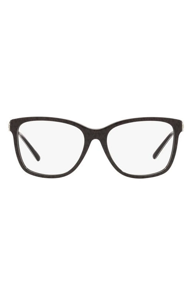 Michael Kors Sitka 53mm Square Optical Glasses in Brown at Nordstrom