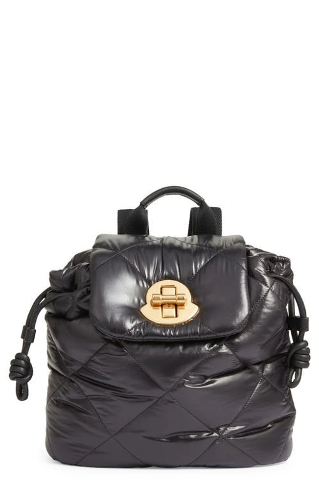 Moncler Puf Quilted Nylon Backpack in Black at Nordstrom