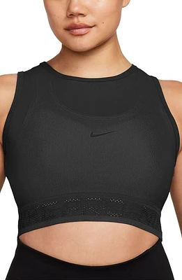 Nike Pro Mesh Crop Tank at Nordstrom,