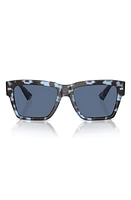 Dolce & Gabbana 55mm Square Sunglasses in Havana Blue at Nordstrom