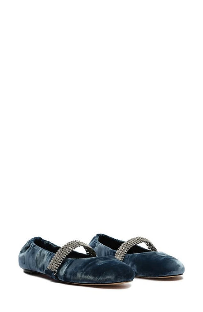 Alexandre Birman Camila Ballerina Flat Blue at Nordstrom,