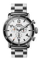 Shinola Runwell Sport White Hurricane Chronograph Watch Gift Set, 48mm at Nordstrom