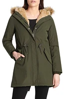 levi's Arctic Cloth Water Resistant Hooded Parka with Removable Faux Fur Trim at Nordstrom,