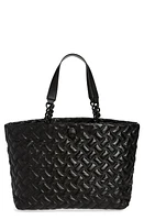 Kurt Geiger London Kensington Drench Leather Shopper Bag in Black at Nordstrom