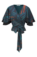 DIARRABLU Sahel Ben Blouse Teal at Nordstrom,