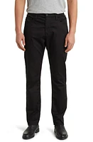 AG Everett Commuter Performance Slim Straight Sateen Pants True Black at Nordstrom, X