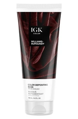 IGK Color Depositing Mask in Williams-Burgundy at Nordstrom, Size 6 Oz