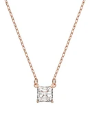 Swarovski Attract Crystal Pendant Necklace in Rose Gold at Nordstrom