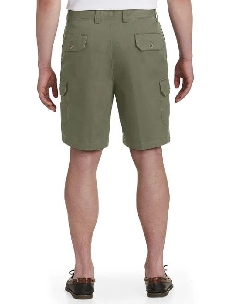 Harbor Bay by DXL Continuous Comfort Cargo Shorts in Olive at Nordstrom, Size 58