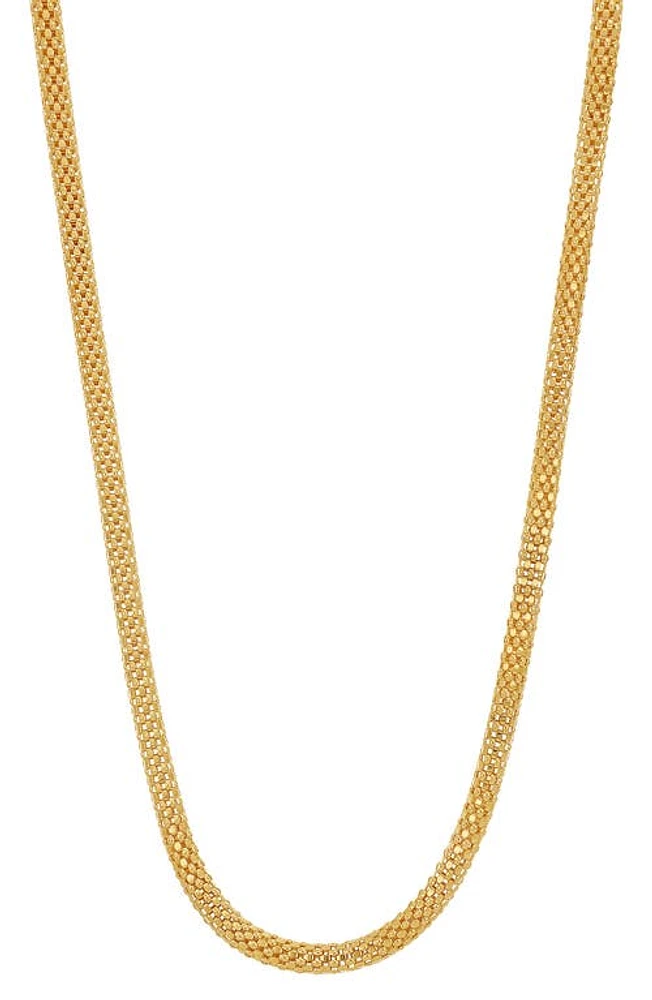 Bony Levy 14K Gold Interlocking Chain Necklace in 14K Yellow Gold at Nordstrom, Size 18