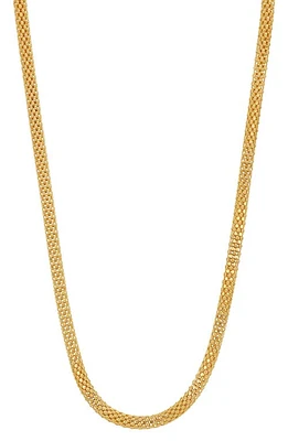 Bony Levy 14K Gold Interlocking Chain Necklace in 14K Yellow Gold at Nordstrom, Size 18