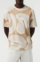 AlphaTauri Janpo V1.Y8.01 T-Shirt Aop Tan at Nordstrom,