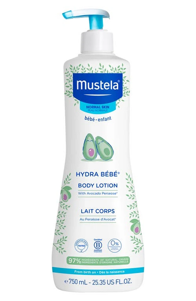 Mustela Hydra Bébé Body Lotion with Avocado Perseose in White at Nordstrom