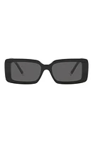 Tiffany & Co. 62mm Oversize Rectangular Sunglasses in Black at Nordstrom