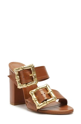 Schutz Enola Block Heel Sandal New Wood at Nordstrom