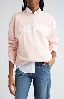 Sporty & Rich Wellness Cotton Graphic Sweatshirt Ballet at Nordstrom,