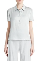 Vince Silk Satin Polo at Nordstrom,