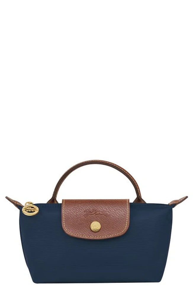 Longchamp Le Pliage Cosmetics Case in Marine at Nordstrom