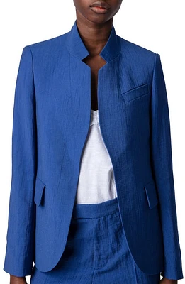 Zadig & Voltaire Open Front Blazer Deep Sea at Nordstrom, Us