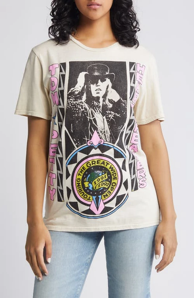 Philcos Tom Petty Cotton Graphic T-Shirt Ivory at Nordstrom,