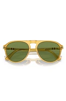 Persol 55mm Pilot Sunglasses in Green at Nordstrom