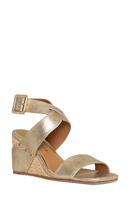 Donald Pliner Wedge Sandal Platino at Nordstrom,