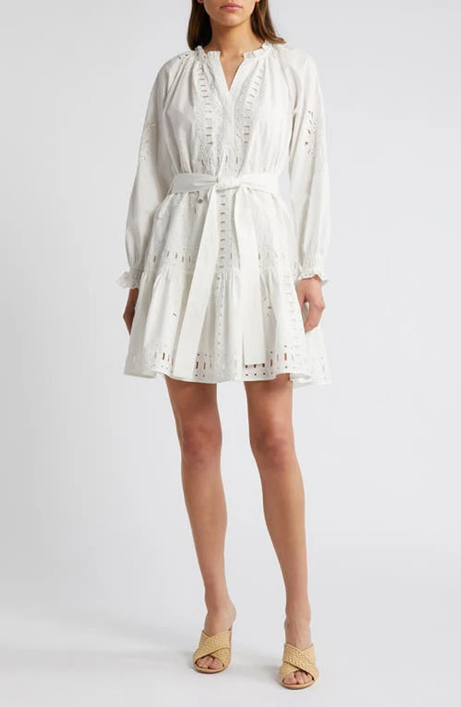 Rails Saylor Cotton Wrap Dress White at Nordstrom,