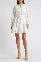 Rails Saylor Cotton Wrap Dress White at Nordstrom,