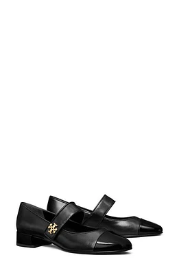 Tory Burch Cap Toe Mary Jane Perfect Black /Perfect at Nordstrom,