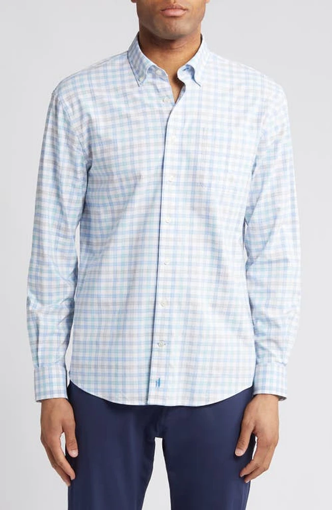 johnnie-O Scull Check Performance Button-Down Shirt at Nordstrom,