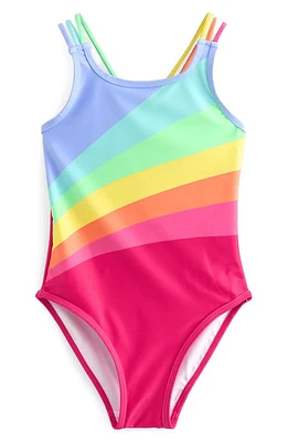 Little Bird Kids' Rainbow One-Piece Swimsuit at Nordstrom,