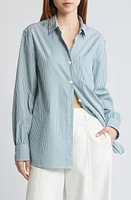 rag & bone Maxine Stripe Cotton Button-Up Shirt at Nordstrom,