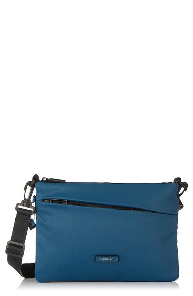 Hedgren Orbit Flat Water Repellent Crossbody Bag in Neptune Blue at Nordstrom