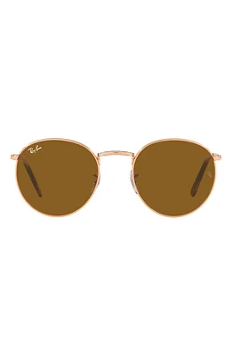 Ray-Ban New Round 50mm Phantos Sunglasses in Rose Gold at Nordstrom