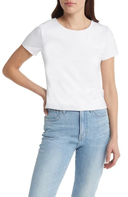 C & California Mina Essential Contour Knit Tee at Nordstrom,