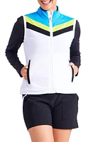 KINONA Body Warmer Golf Vest White Multi at Nordstrom,