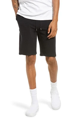 BP. Ottoman Knit Drawstring Shorts Black at Nordstrom,