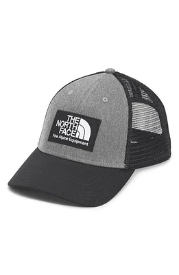 The North Face Mudder Recycled Trucker Hat in Black/med Grey Heather at Nordstrom