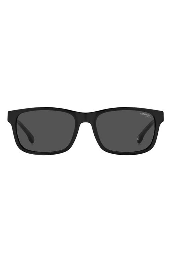 Carrera Eyewear 57mm Rectangular Sunglasses in Oxford at Nordstrom