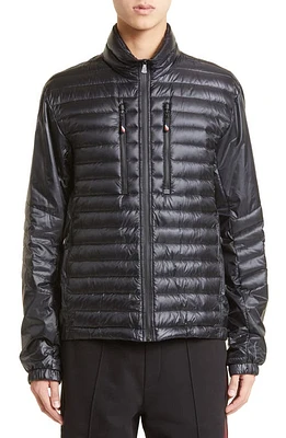 Moncler Grenoble Althaus Mixed Quilting Down Jacket in Black at Nordstrom, Size 6