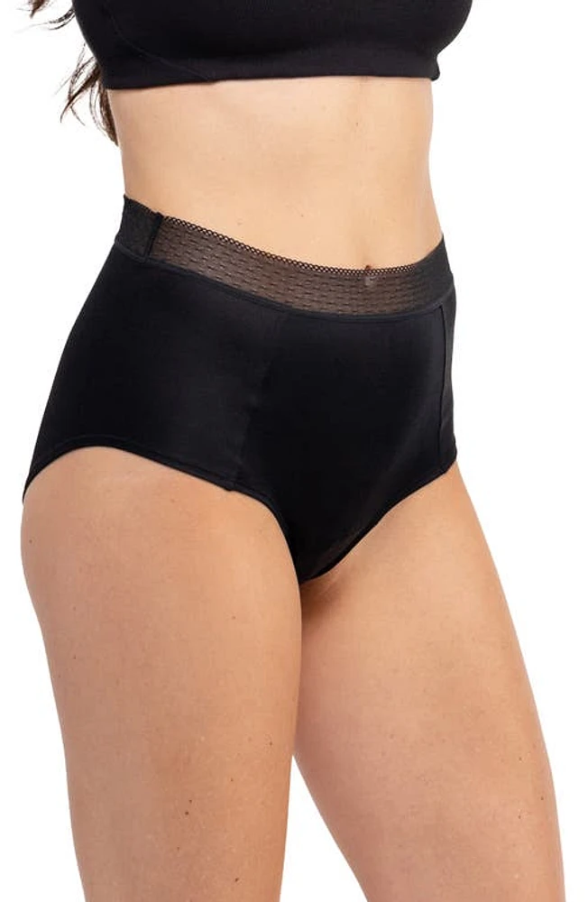 Uwila Warrior High Waist Silk Briefs Tap Shoe Black at Nordstrom,