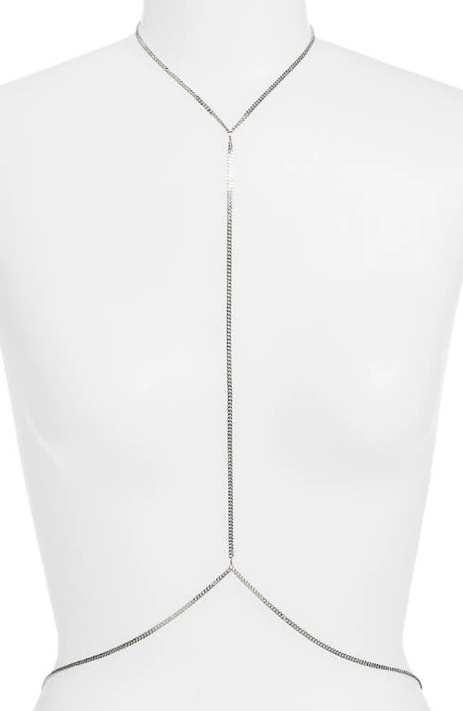 VIDAKUSH Cable Body Chain in Silver at Nordstrom