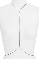 VIDAKUSH Cable Body Chain in Silver at Nordstrom