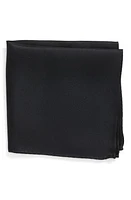 Nordstrom King Twill Silk Pocket Square in Black at Nordstrom