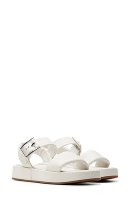 Clarks(r) Alda Sandal in Off White Lea at Nordstrom, Size 8.5