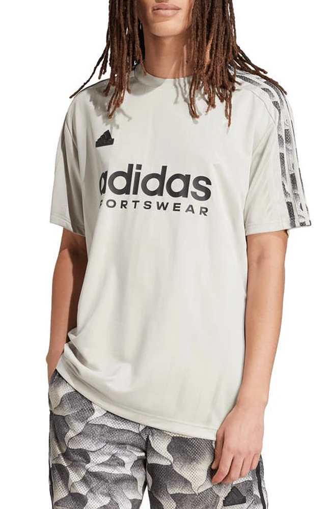 ADIDAS SPORTSWEAR Tiro Logo Graphic T-Shirt Putty Grey at Nordstrom,