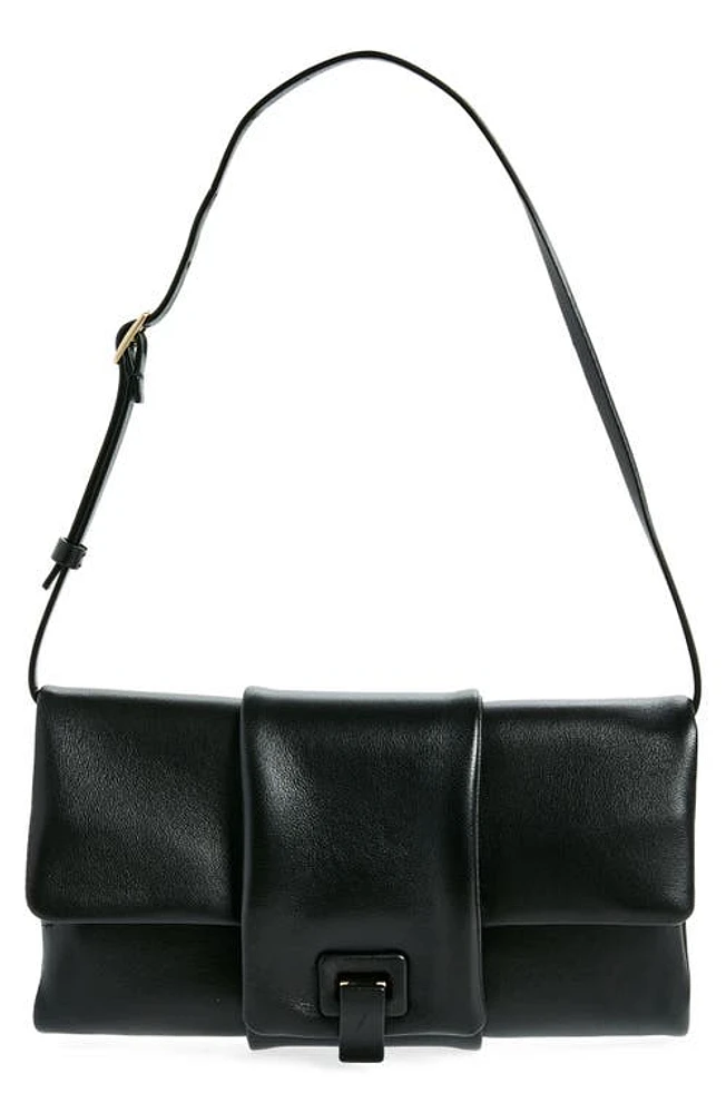 Proenza Schouler Flip Leather Shoulder Bag in Black at Nordstrom