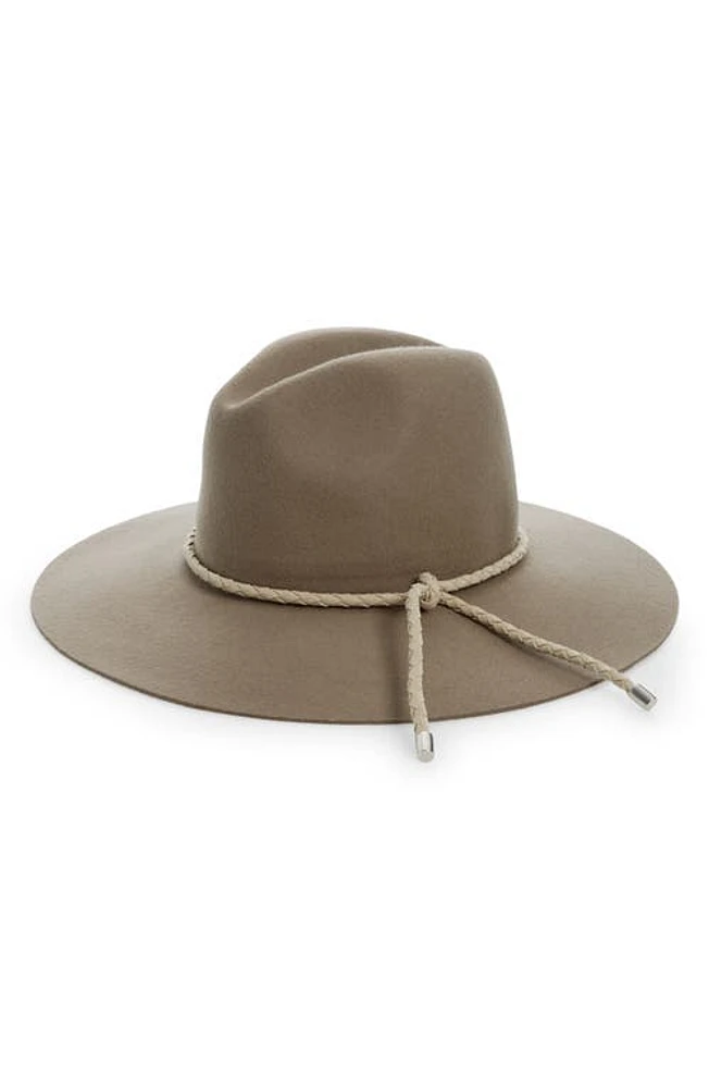 rag & bone Valencia Wool Fedora in Warmgrey at Nordstrom, Size Medium