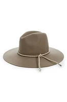 rag & bone Valencia Wool Fedora in Warmgrey at Nordstrom, Size Medium