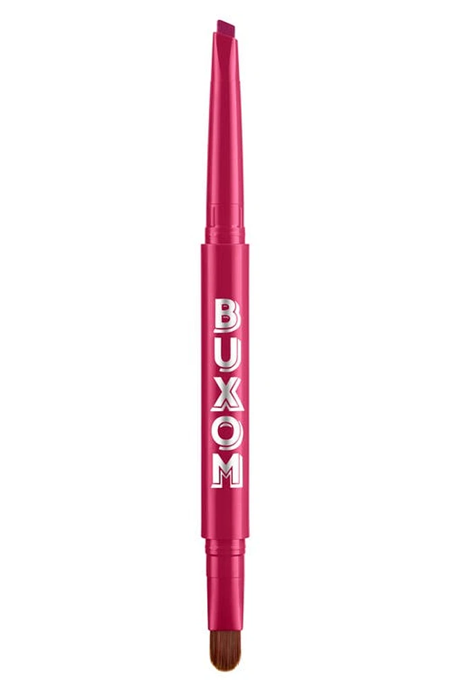 Buxom Dolly's Glam Getaway Power Line Plumping Lip Liner in Recharged Ruby at Nordstrom